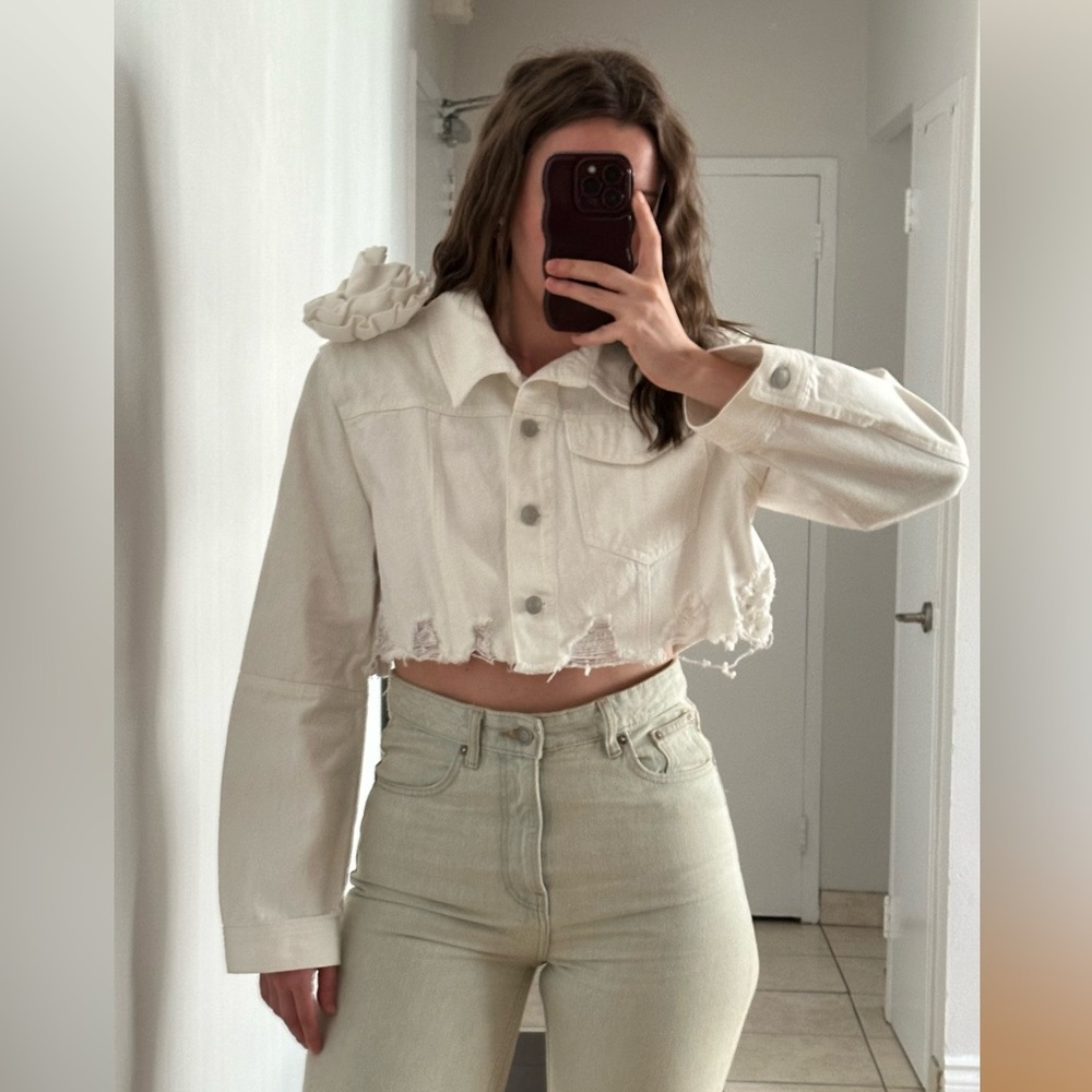 Torn by Ronny Kobo denim jacket - size S